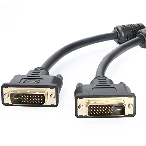 Postta 6' DVI-D Dual Link Cable, Gold Plated Male to Male