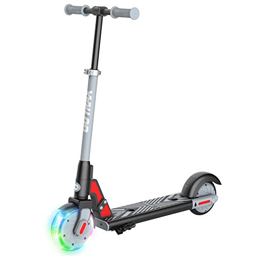 Gotrax GKS Lumios Electric Scooter for Kids 6-12, Gray