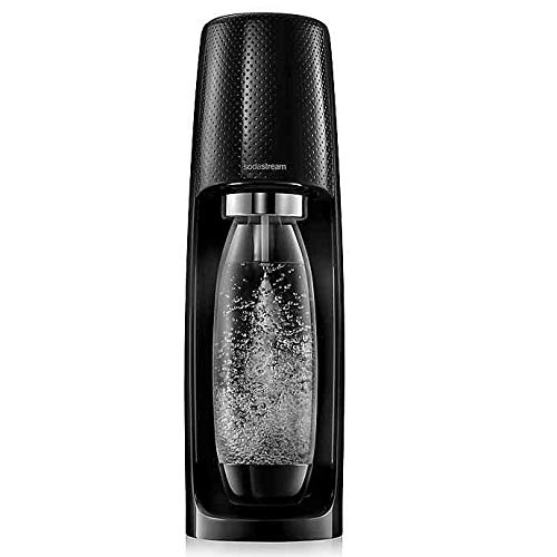 Soda Stream Fizzi Starter Kit Black, Includes 1 Liter Bottle and 60L CO2