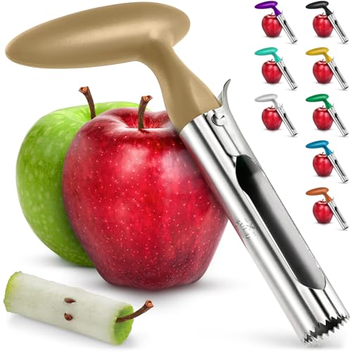 Zulay Kitchen Premium Apple Corer Tool - Mocha