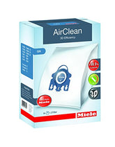 Miele G/N 10123210 AirClean 3D Efficiency Vacuum Dust Bag, Type GN, 4 Bags & 2 Filters