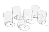 Oneida Stackable Clear Tall Glasses, Set of 6