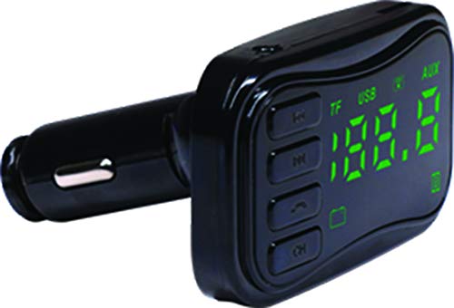 NAXA Electronics NA 3033 Wireless FM Transmitter with Built in MP3 Player with AUX, Black