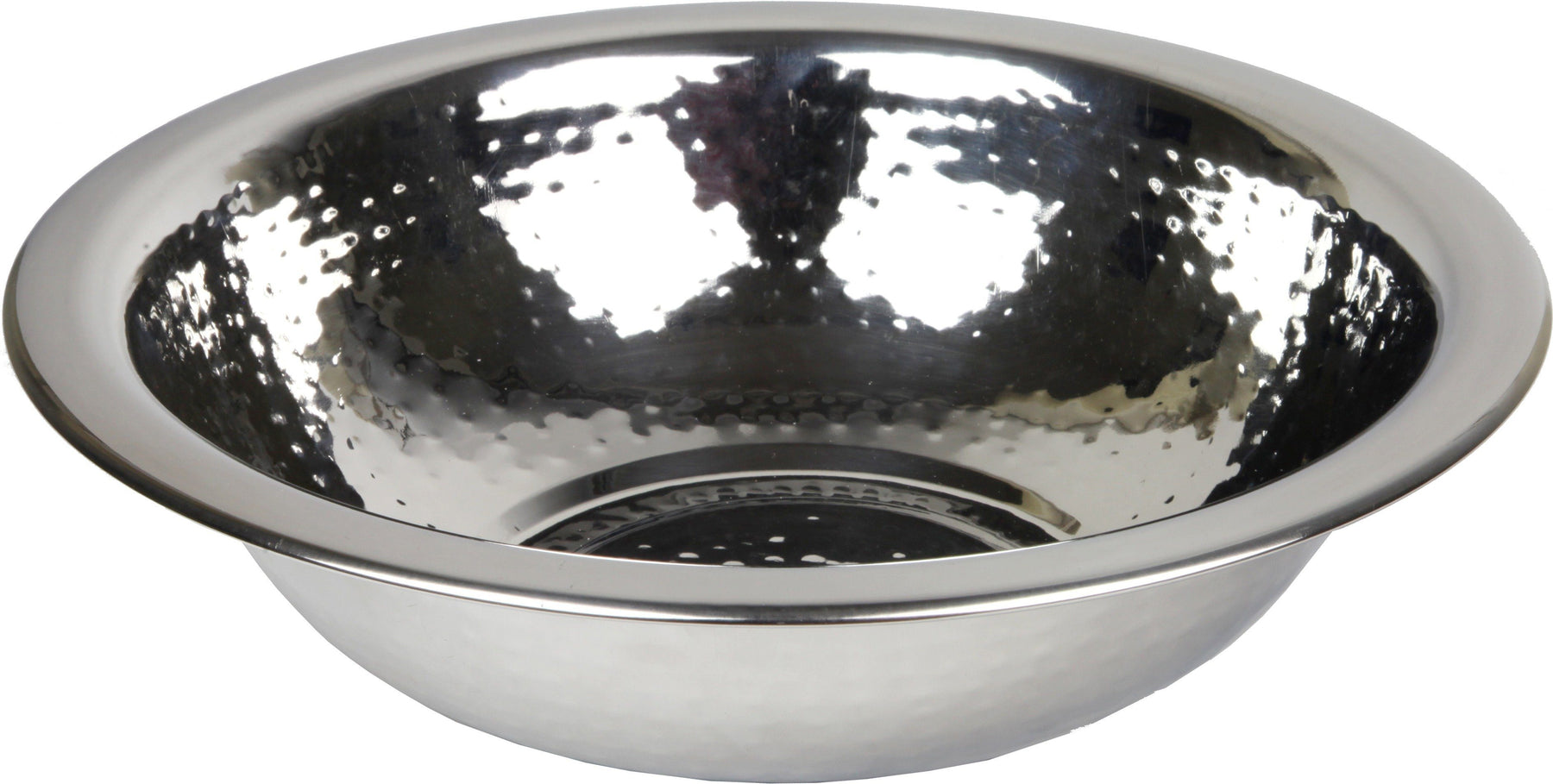 Stainless Steel Washing Bowl Hammered, Silver