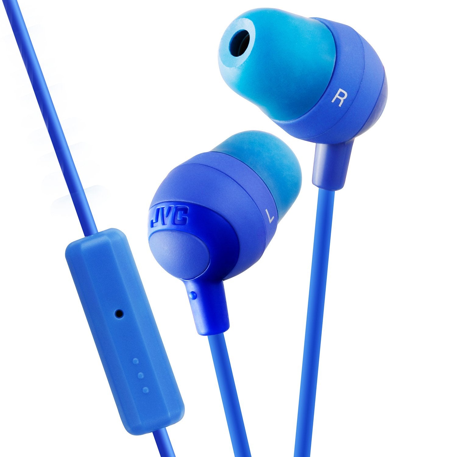 JVC Marshmallow Earbuds with Mic, Blue