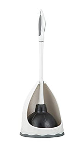 Superio Plunger with Holder, Grey