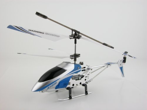 Syma 3-Channel S105G Mini Indoor Co-Axial Metal Frame Helicopter - Blue