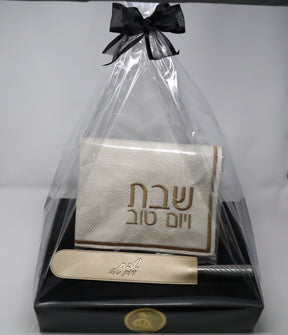 Vort Gift Challah Cover with Knife and Knife Cover