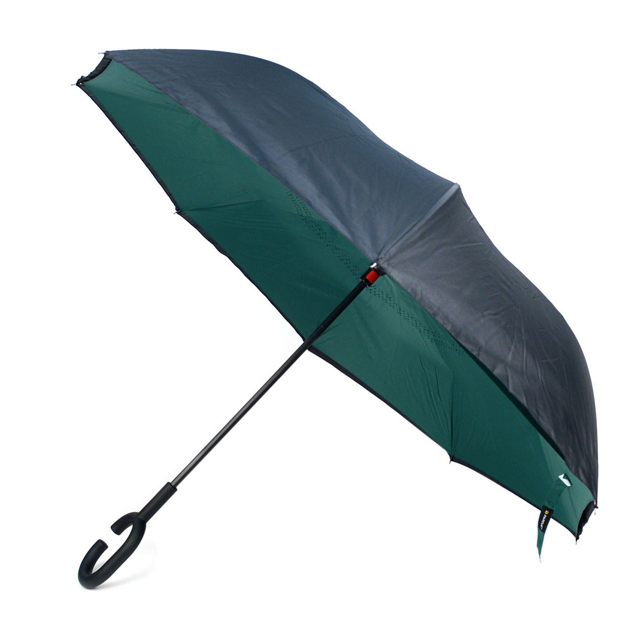 Selini Solid Color Double Layer Inverted Umbrella - Green