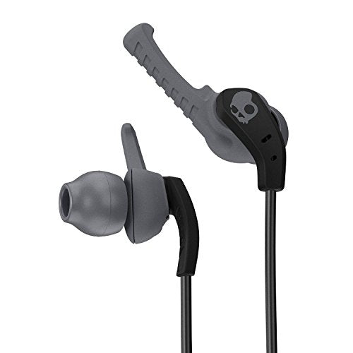 Skullcandy S2WIHX448 XTplyo In-Ear Sport Earbuds Earphones with Microphone, Black/Gray