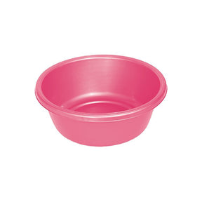 Round Plastic 28-cm Wash Basin Dish Pan, Laundry Pan, Cleaning Pail, 31-1147 Assorted Colors