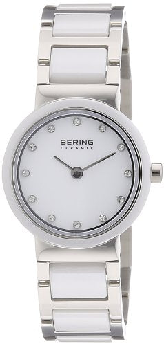 Bering Women's Ceramic Collection Stainless Steel Watch, White