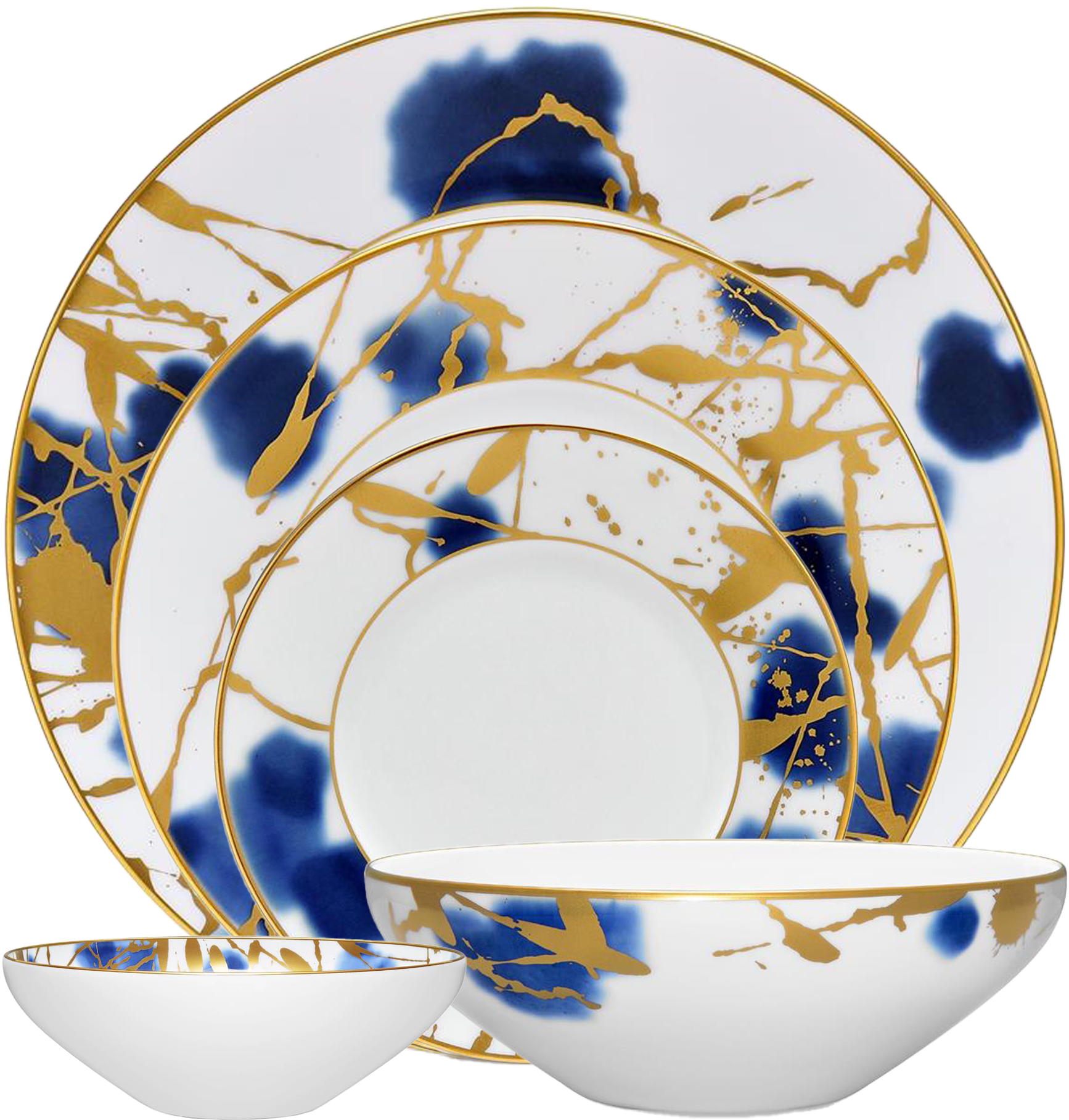 Noritake Jubilant Days Gold, 20 Piece Fine Porcelain China Dinnerware Set