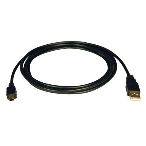 Tripp Lite U030-003 3ft USB2.0 A to Mini-B Gold Device Cable (A Male to 5Pin Mini-B Male), 3'