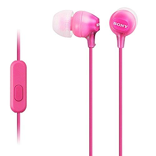 Sony Headphones with Mic - Pink
