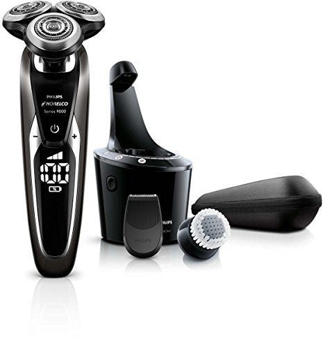 Philips Norelco 9700 - S9721/89 Electric Shaver with Cleaning System - Frustration Free Packaging - Dual Voltage 110/220V TRAVELD