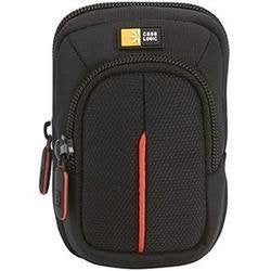 Case Logic - Compact Camera Case with Belt Loop and Extra Zippered Pocket- Black G9x Fits
