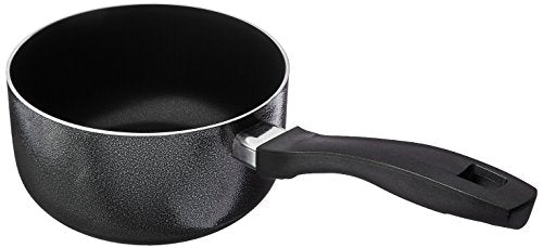 Oster Clairborne Aluminum Non Stick Sauce Pan with Lid, 2.5 Quart, Black