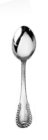 Ricci Argentieri, 18/10 Stainless Steel Serving Spoon, Merletto