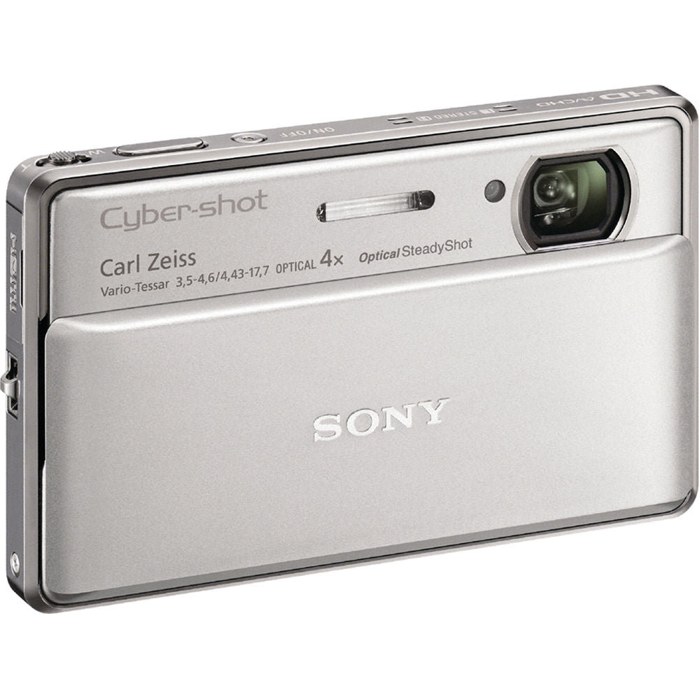 Sony Cyber-Shot DSC-TX100V 16.2 MP 4 x Optical Zoom Exmor R CMOS Digital Still Camera with 3.5-inch OLED Touchscreen, 3D Sweep Panorama and Full HD 1080/60p Video, Silver