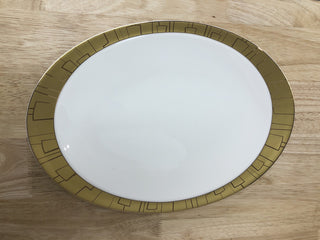 Brilliant Seville Gold Oval Tray 14”
