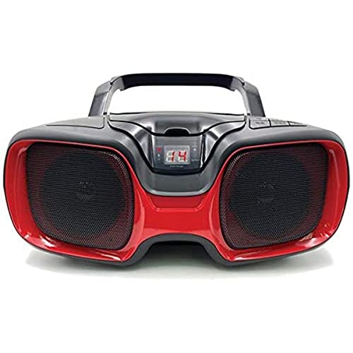 Sylvania Bluetooth Portable Boombox - Red