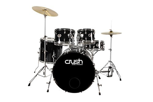 Crush 5-Piece Drum Set, Black