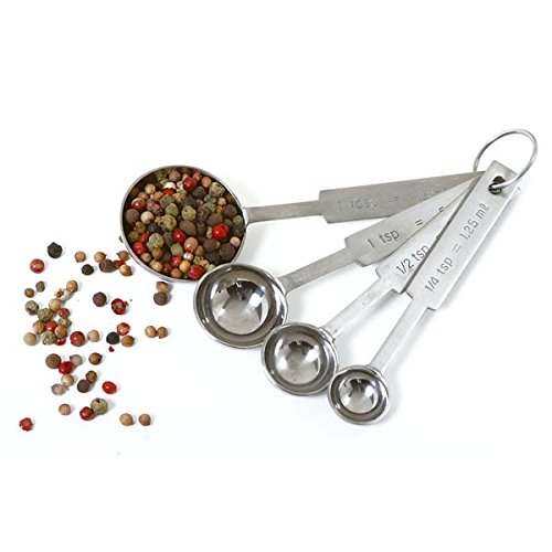 Norpro Stainless Steel Measuring Spoons, Silver