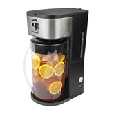 Brentwood Iced Tea and iced Coffee Maker with 64 Ounce Pitcher, Black