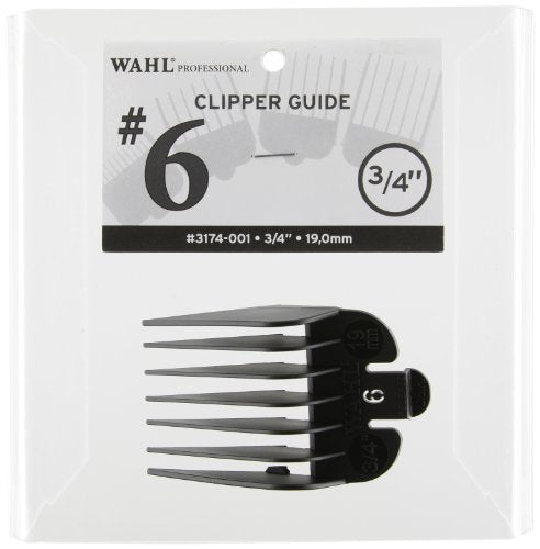 Wahl size6 6 Professional Attachment Comb Guide, 3/4" Inch  Fits all wahl full size clippers