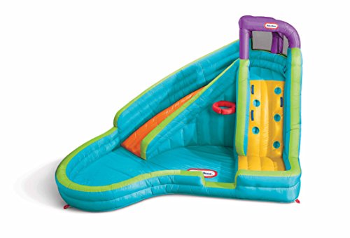 Little Tikes Slam 'n Curve Inflatable Slide, Multicolor