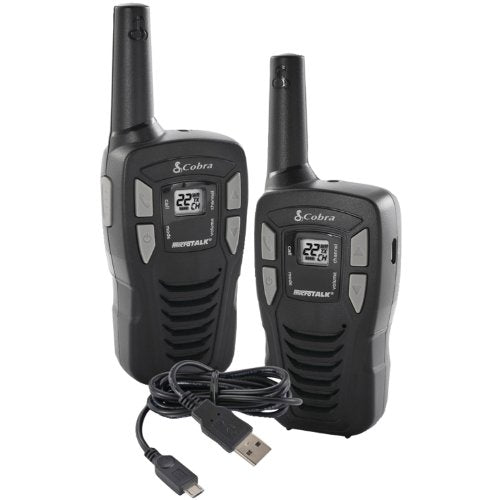 Cobra Electronics CX-112 16-Mile 10-Channel 2-Way Radio Walkie-Talkie - 6 AA batteries required WALKTALK
