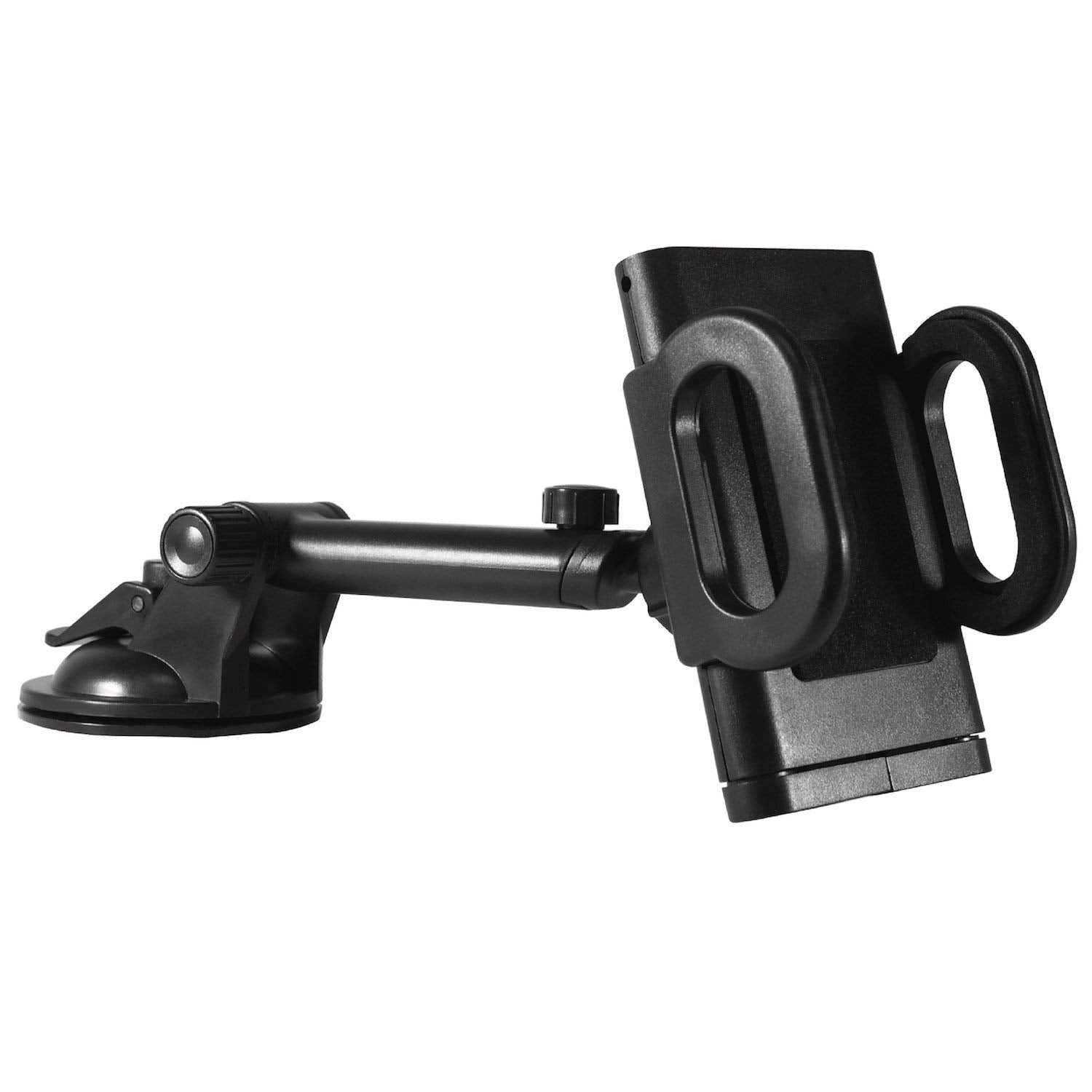 Macally TELEHOLDER Dashboard/Windshield Suction Cup Car Phone GPS Mount Holder with Extendable Telescopic Arm