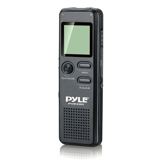 Pyle PVR300 Rechargeable Digital Voice Recorder with USB and PC Interface, Rechargeable Battery and 4GB Memory Micro SD Slot