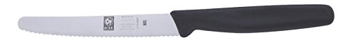 Icel Cutlery 4.25" Serrated Edge High Carbon Stainless Steel Steak Knife, Assorted Colors