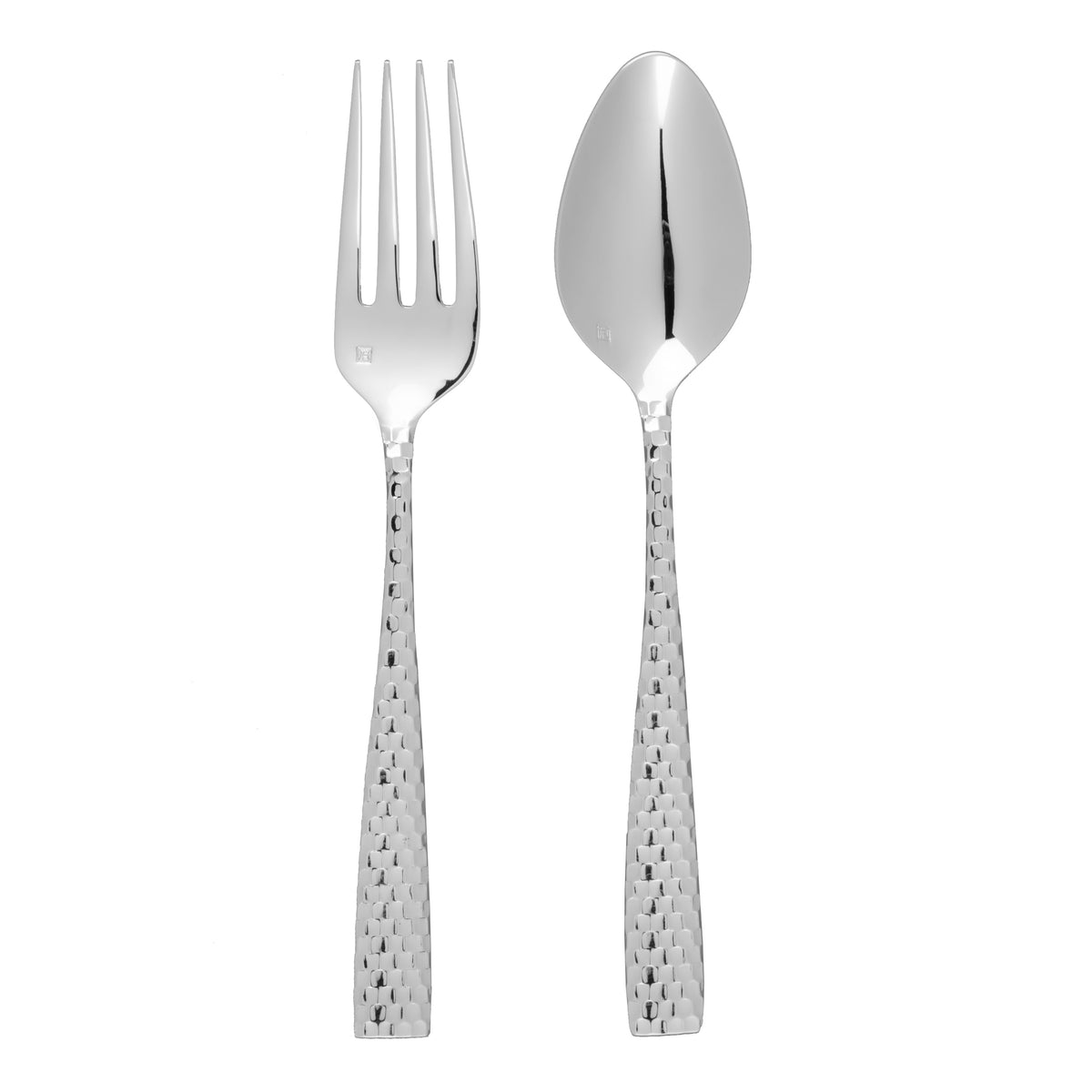 Fortessa Lucca Facceted 2pc Serve Set 18/10