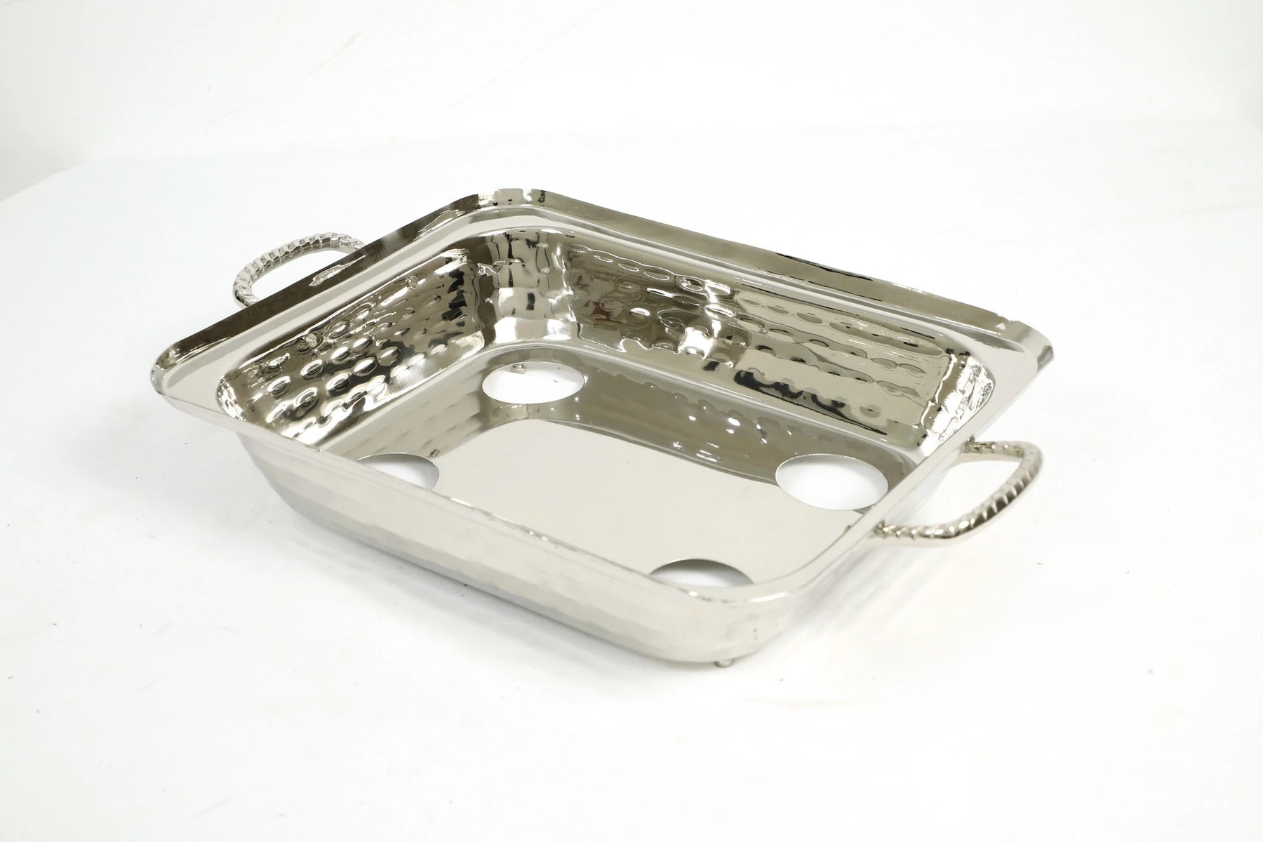 9x13 aluminum pan holder with gold twisted handles – Trendsettings