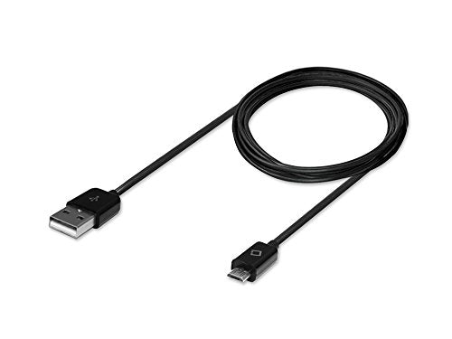 Cellet 9 Foot USB to Micro USB Charging Data Sync Cable, Black - Retail Packaging