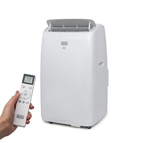 BLACK & DECKER 14,000 BTU REFURBISHED Portable Air Conditioner with Remote Control, White