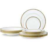Noritake Haku 12 Piece Set, Service For 4, Dinner, Salad And Soup
