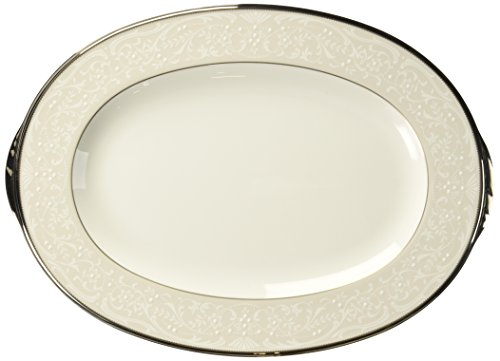 Noritake Silver Palace 14" Oval Serving Platter