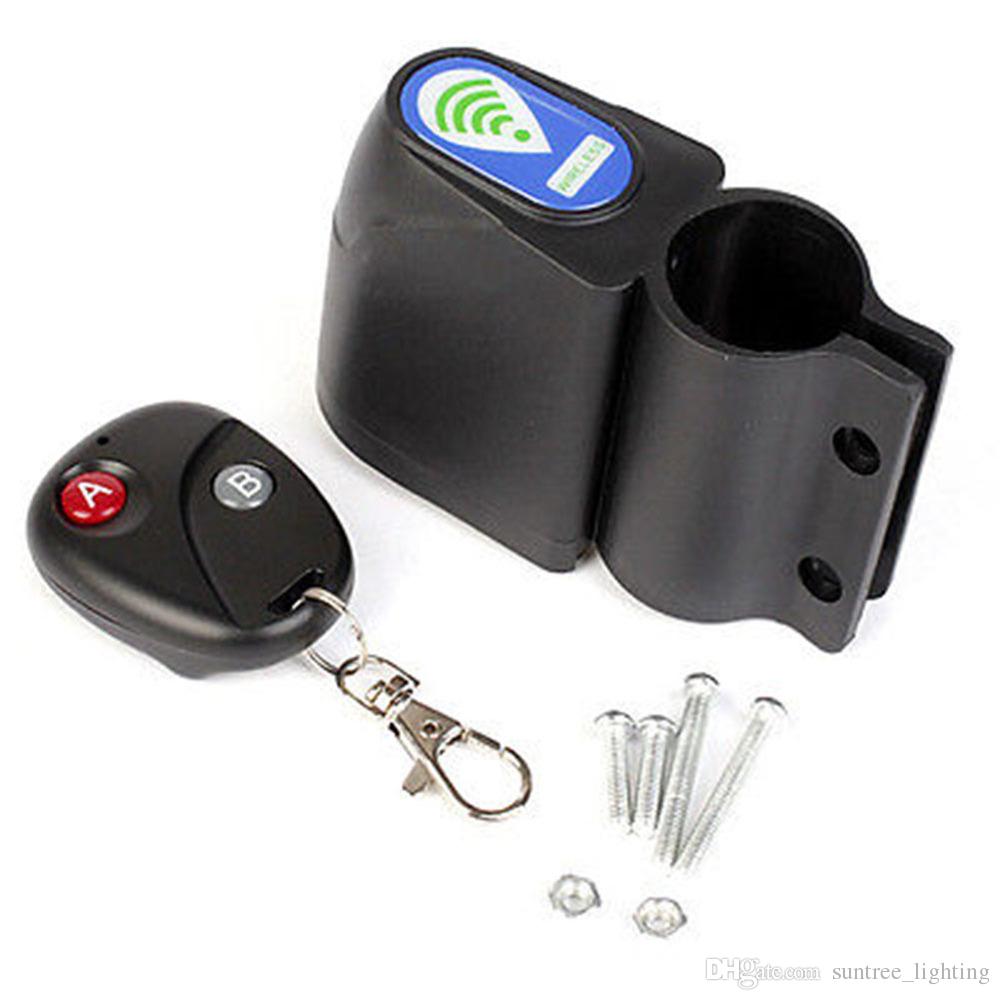 OOTDTY Wireless Remote Control Bicycle Bike Lock - Security Vibration Alarm Anti-theft