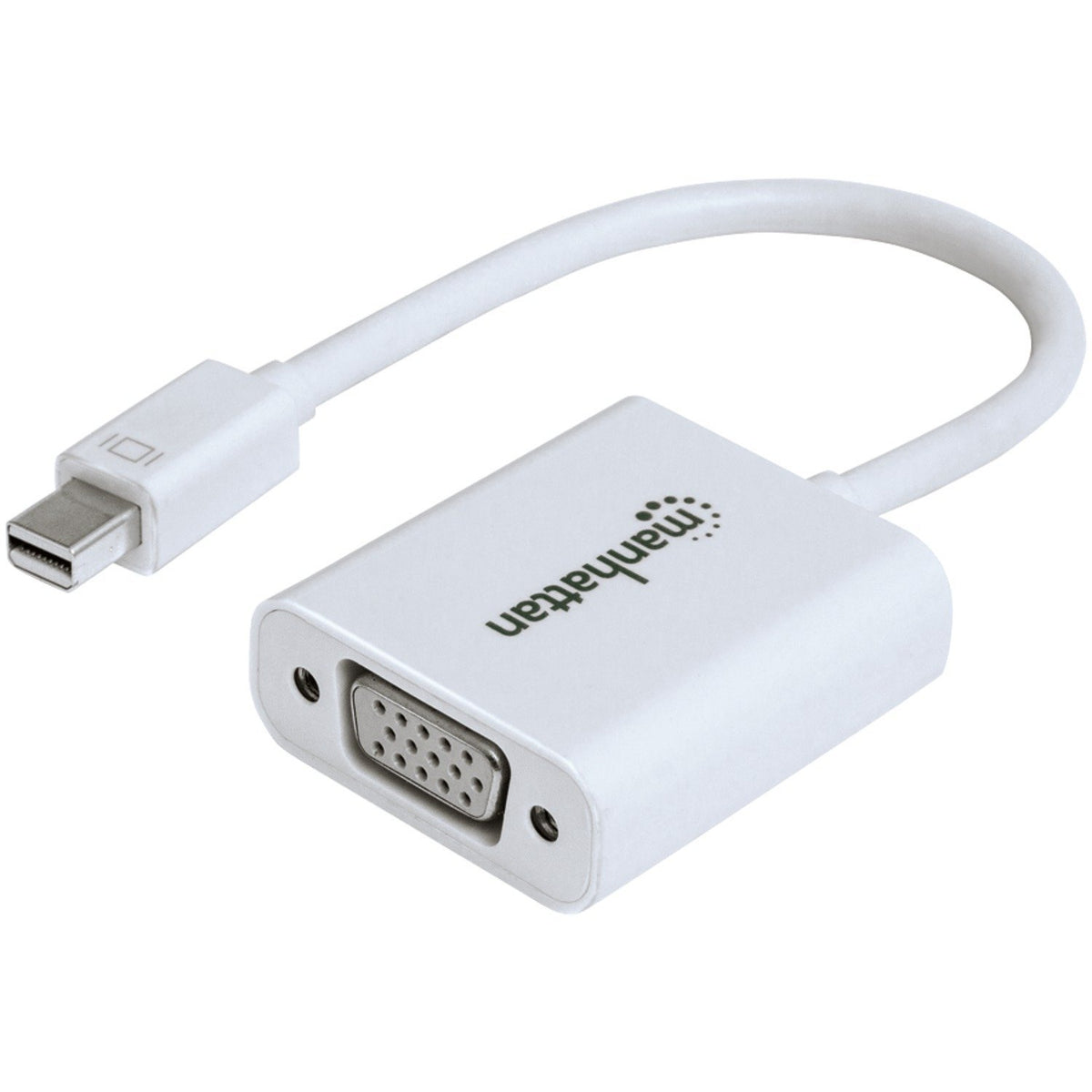 MANHATTAN 151382 6" MHC Mini DisplayPort to VGA Adapter Cable, White