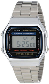 Casio Men's Electro Luminescence Bracelet Watch #A168W-1