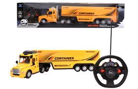 Wonderplay 1:15 RC Container Truck, Remote Control Tractor Trailer