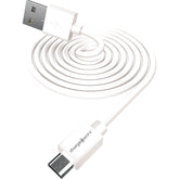 Chargeworx 3ft Micro USB Sync & Charge Cable, White
