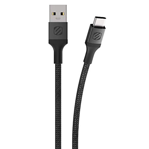 Scosche Strikeline Premium USB To Type C Charging Cable - Space Gray