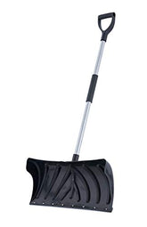 Superio 24" Wide Black Pusher Snow Shovel