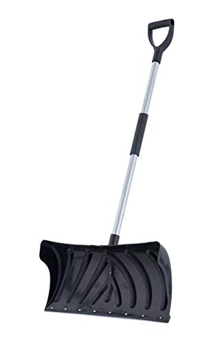 Superio 24" Wide Black Pusher Snow Shovel