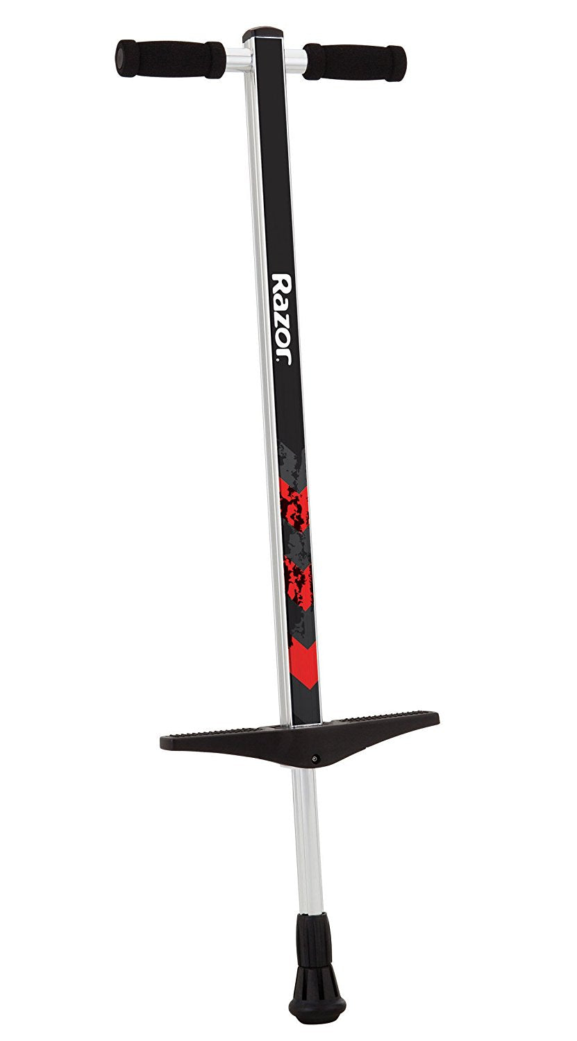 Razor Gogo Pogo Stick, Black - Ages 6 and up, Up to 140lbs (12" x 6" x 43.5")